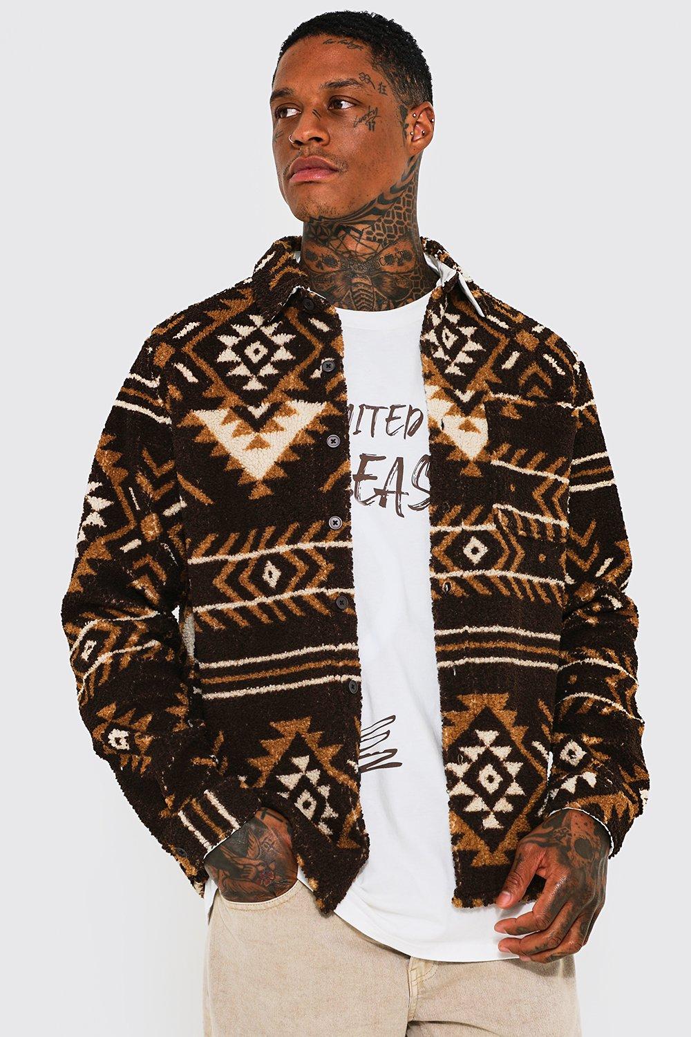 Aztec print 2025 jacket mens