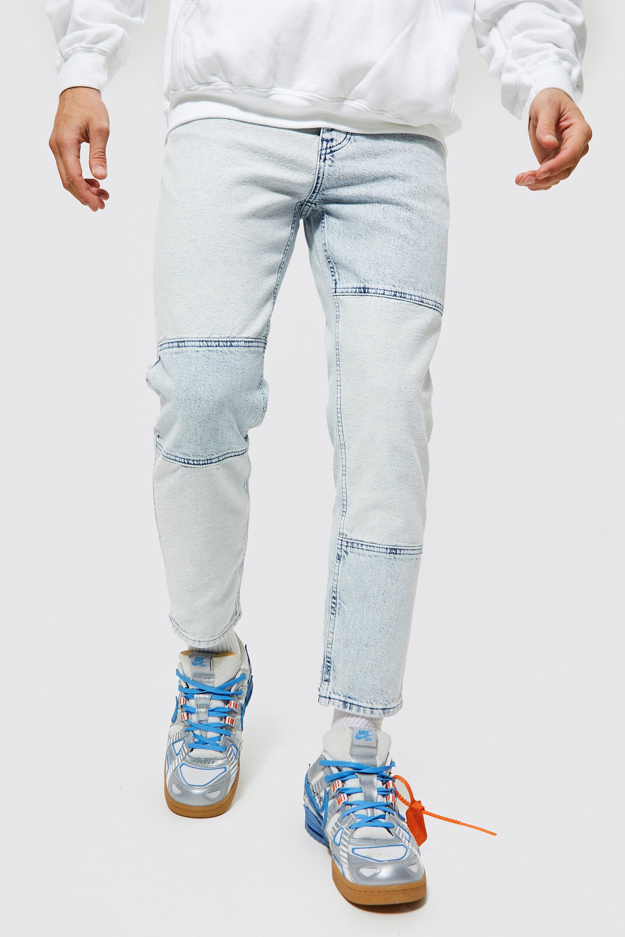 boohooman tapered jeans