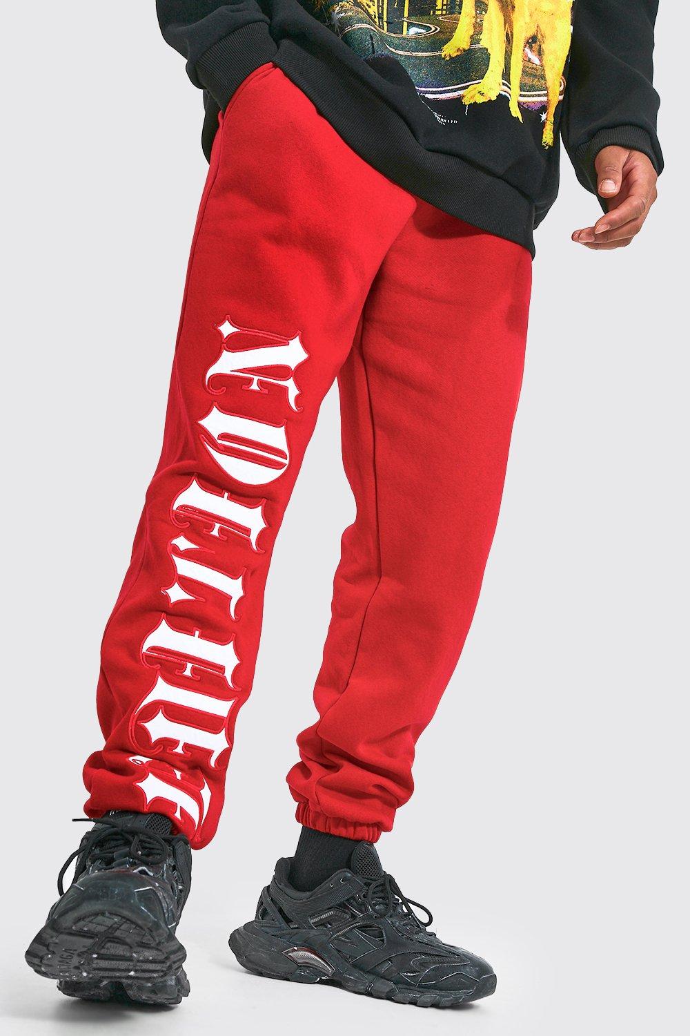 Boohooman jogging bottoms hot sale