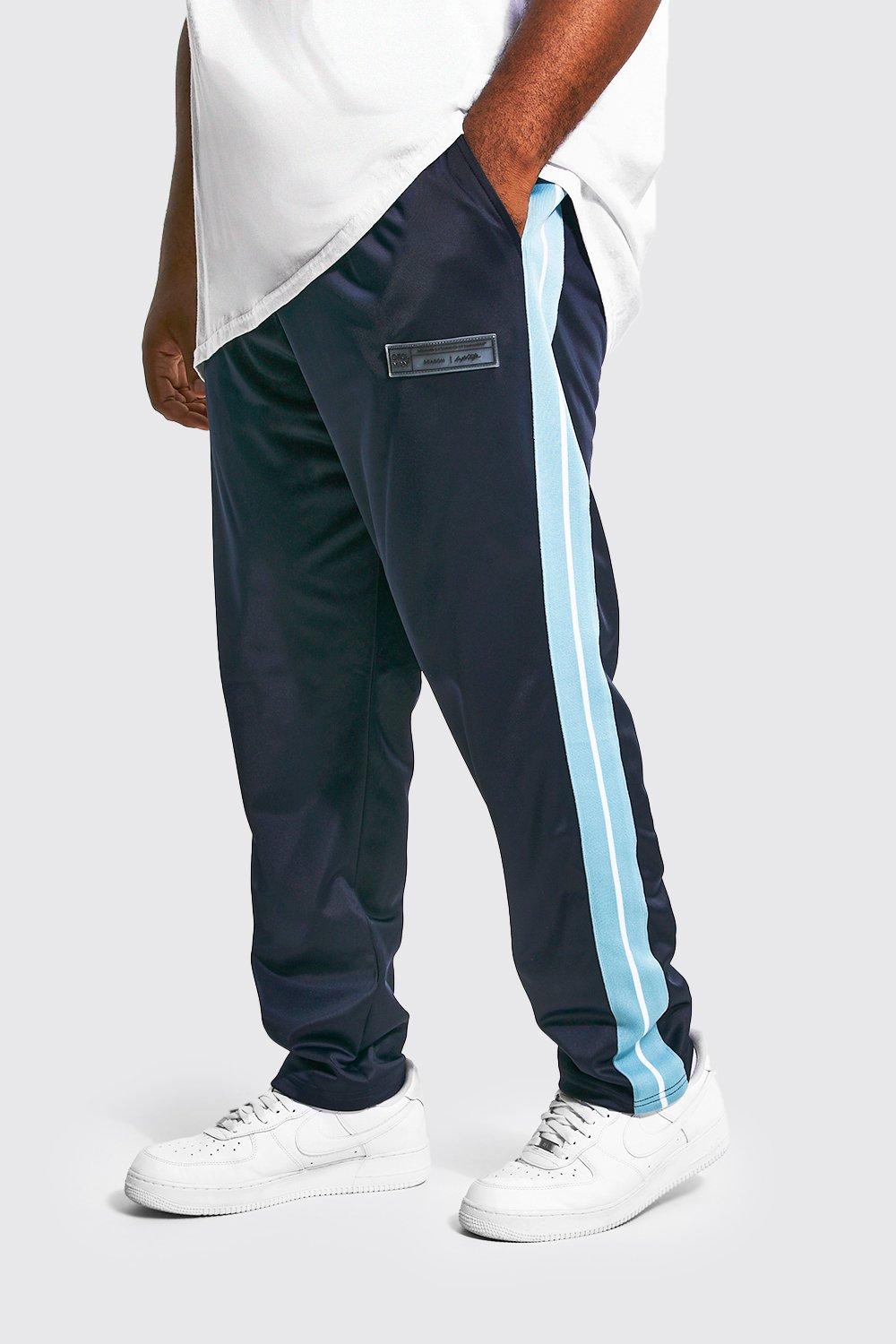 Loose Fit Tricot Joggers With Side Tape