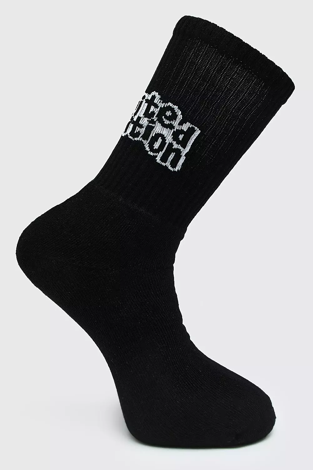 1 Pack Limited Edition Face Sock Black