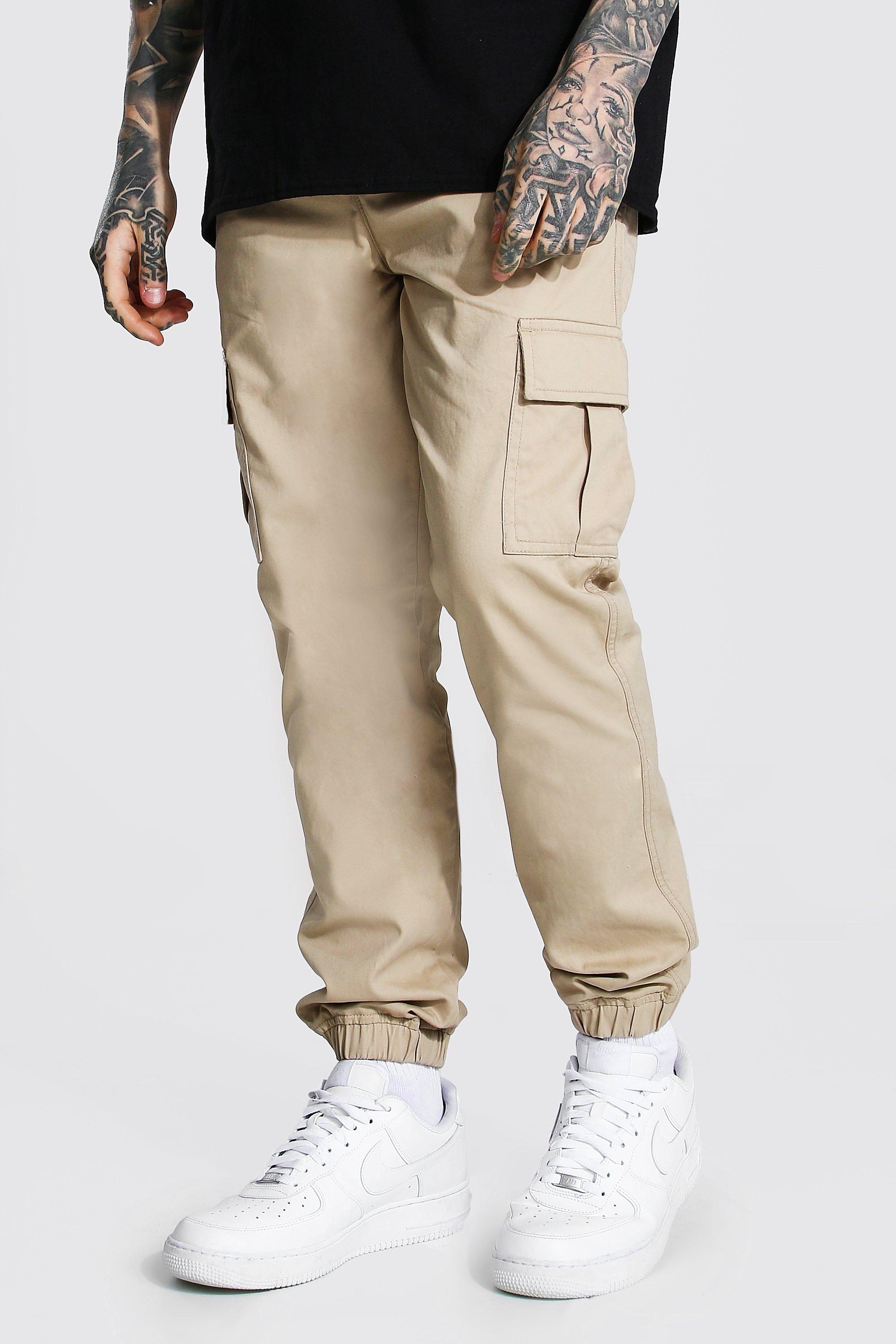 Slim Fit Cargo trousers, Beige