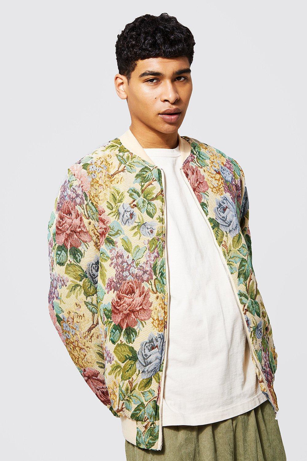 Padded Tapestry Bomber