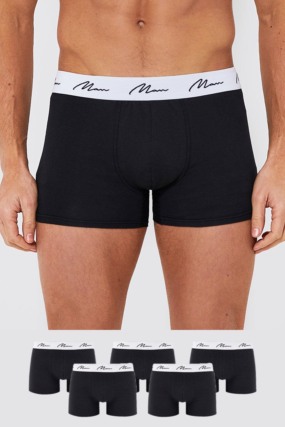 Plus Crown Printed Boxers - boohooMAN