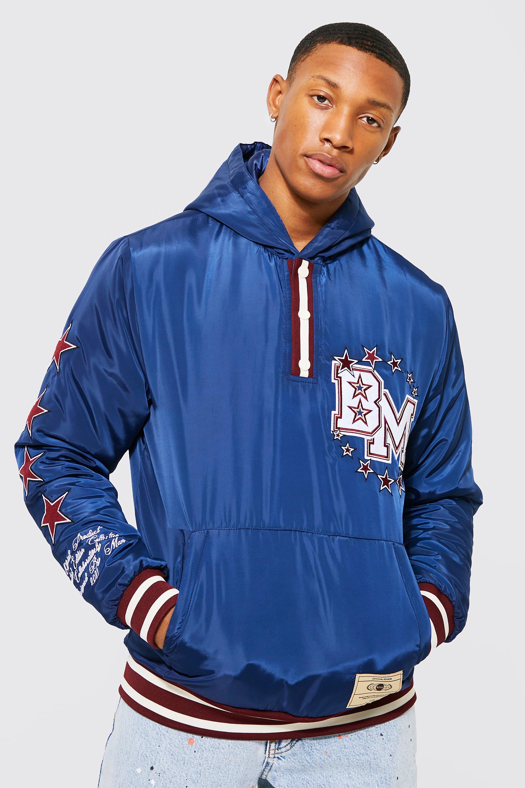 Bm Varsity Jacket | boohooMAN USA