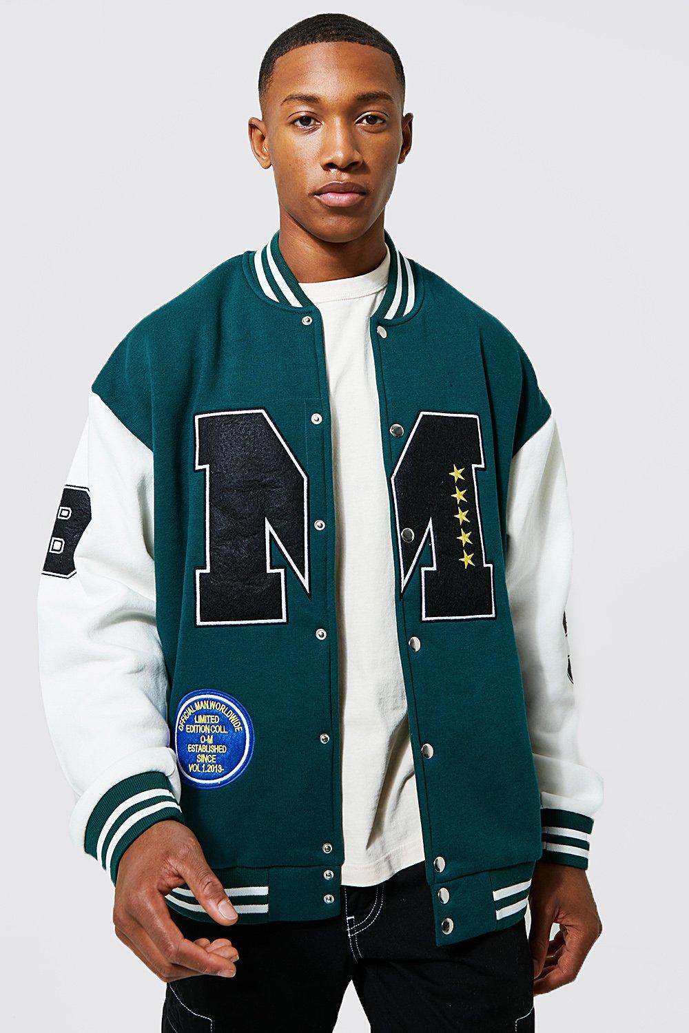 Members Club Applique Varsity Jacket