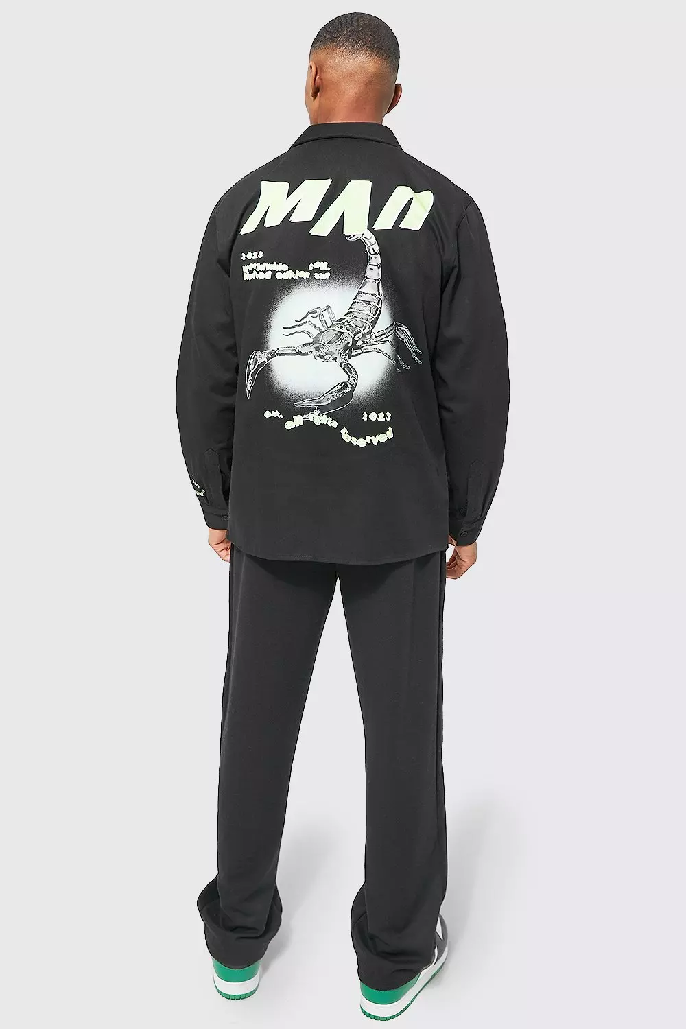 Jogging coupe décontractée - MAN, Black autre image