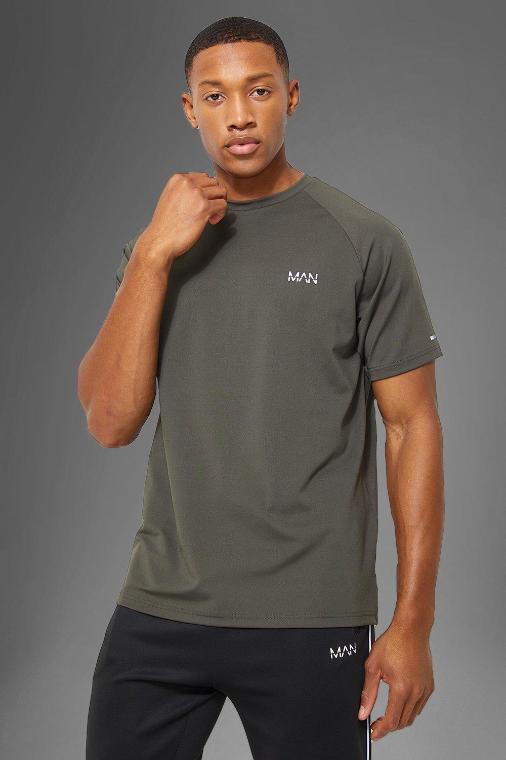 Man Active Gym Raglan T-Shirt | boohooMAN USA