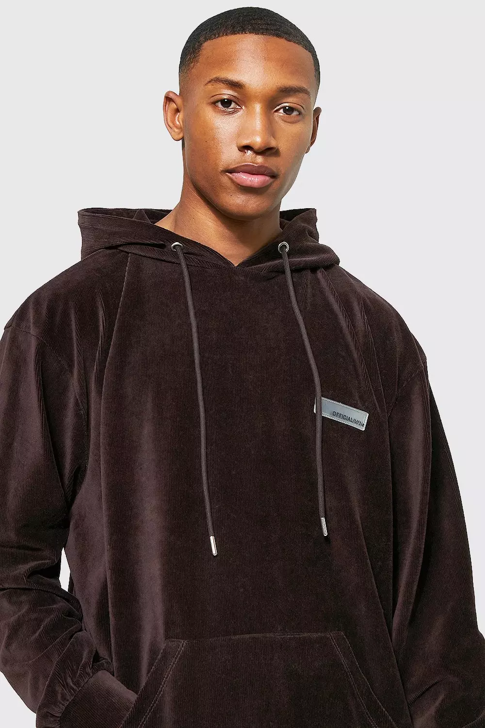 Oversized velour hoodie hotsell