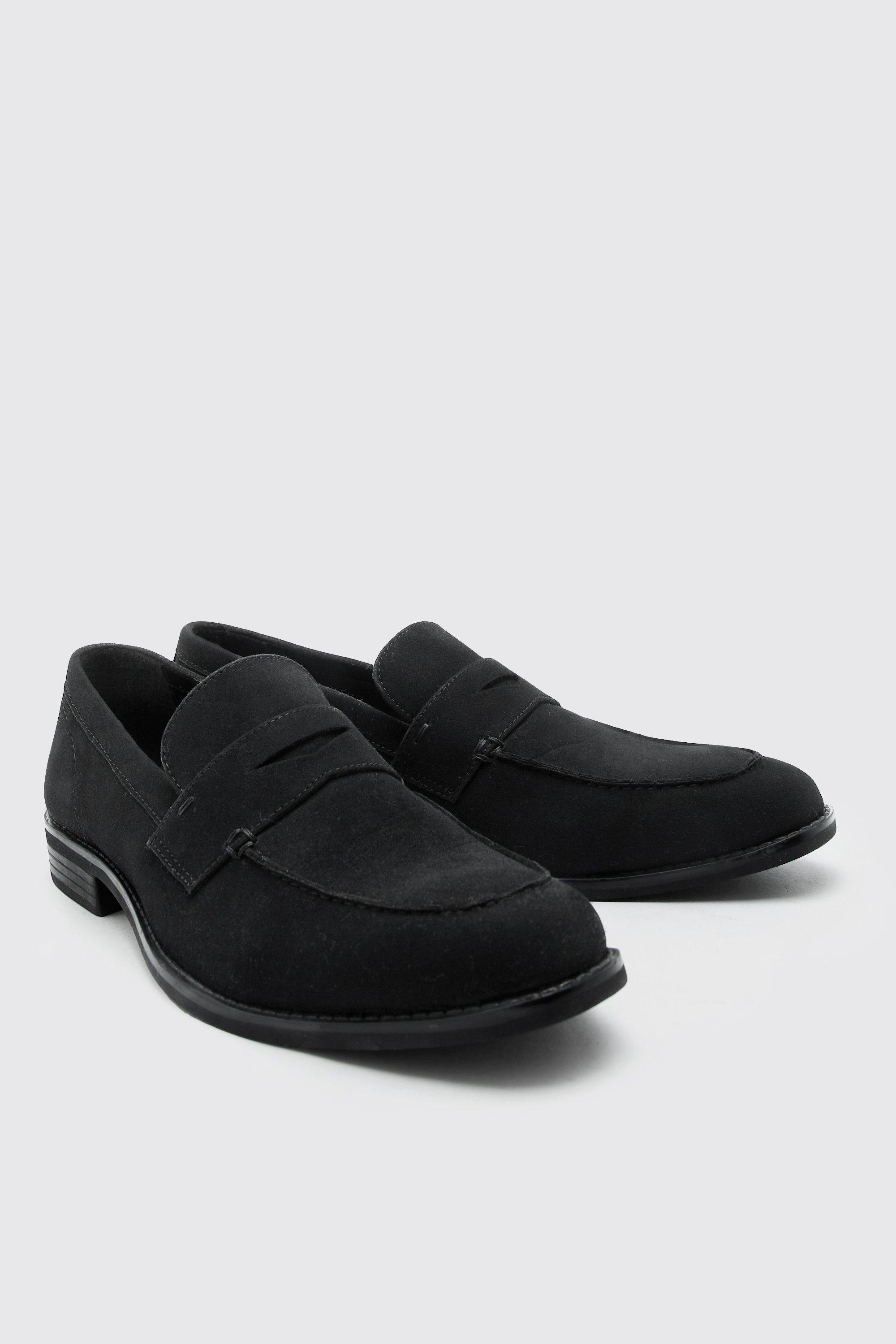 Faux Suede Loafer | boohooMAN