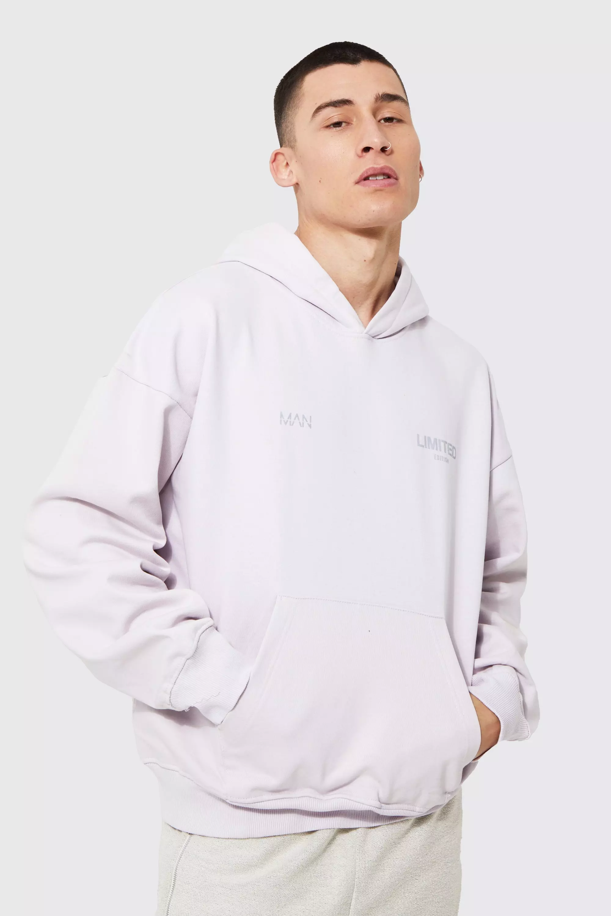 Lilac Oversized Limited Heavyweight Hoodie alternative image