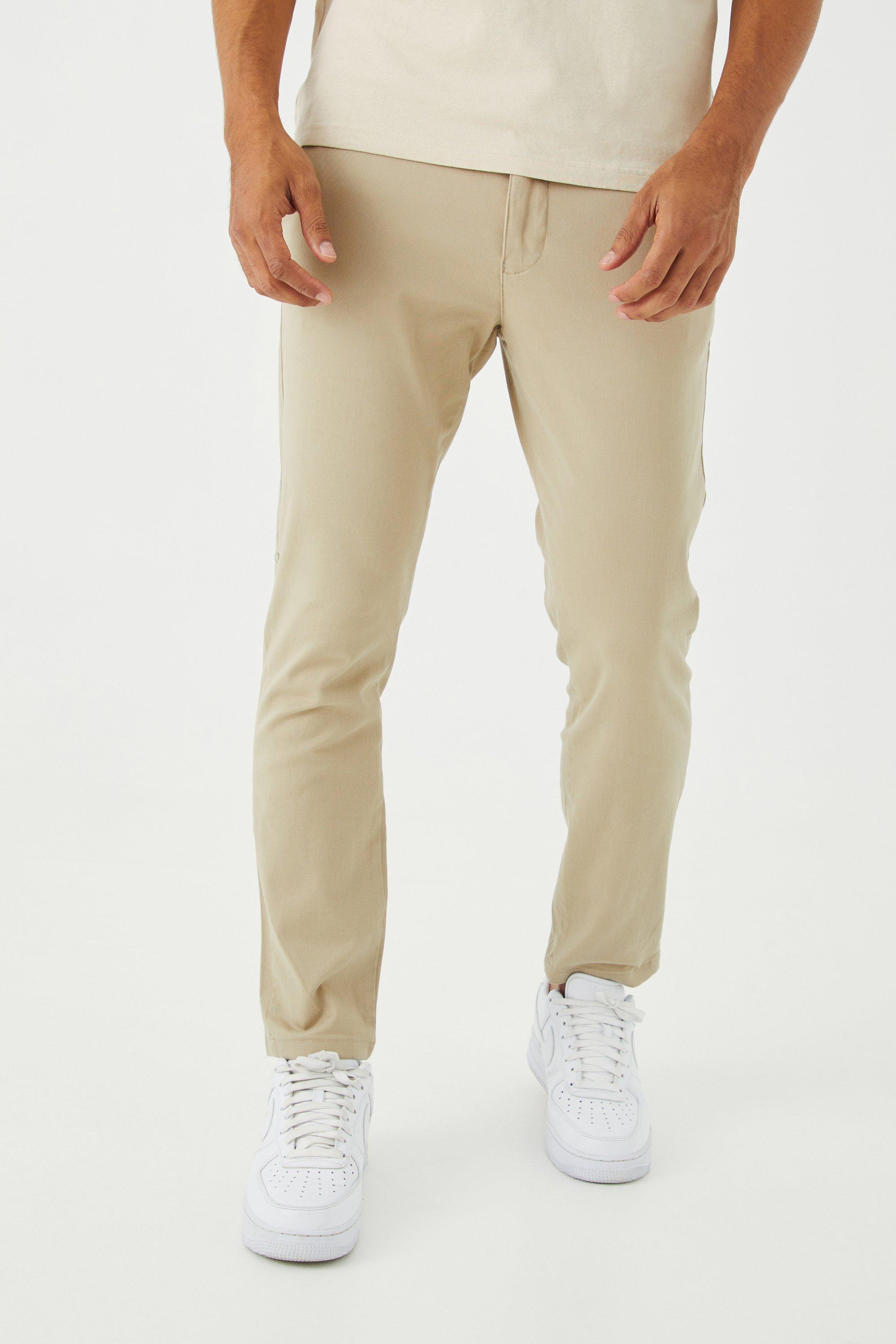 Mens Chinos, White, Black & Khaki