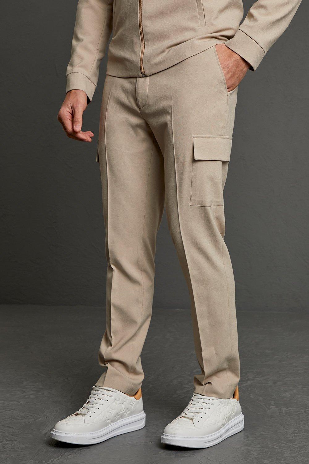 Smart Cargo Pocket Slim Fit Trousers