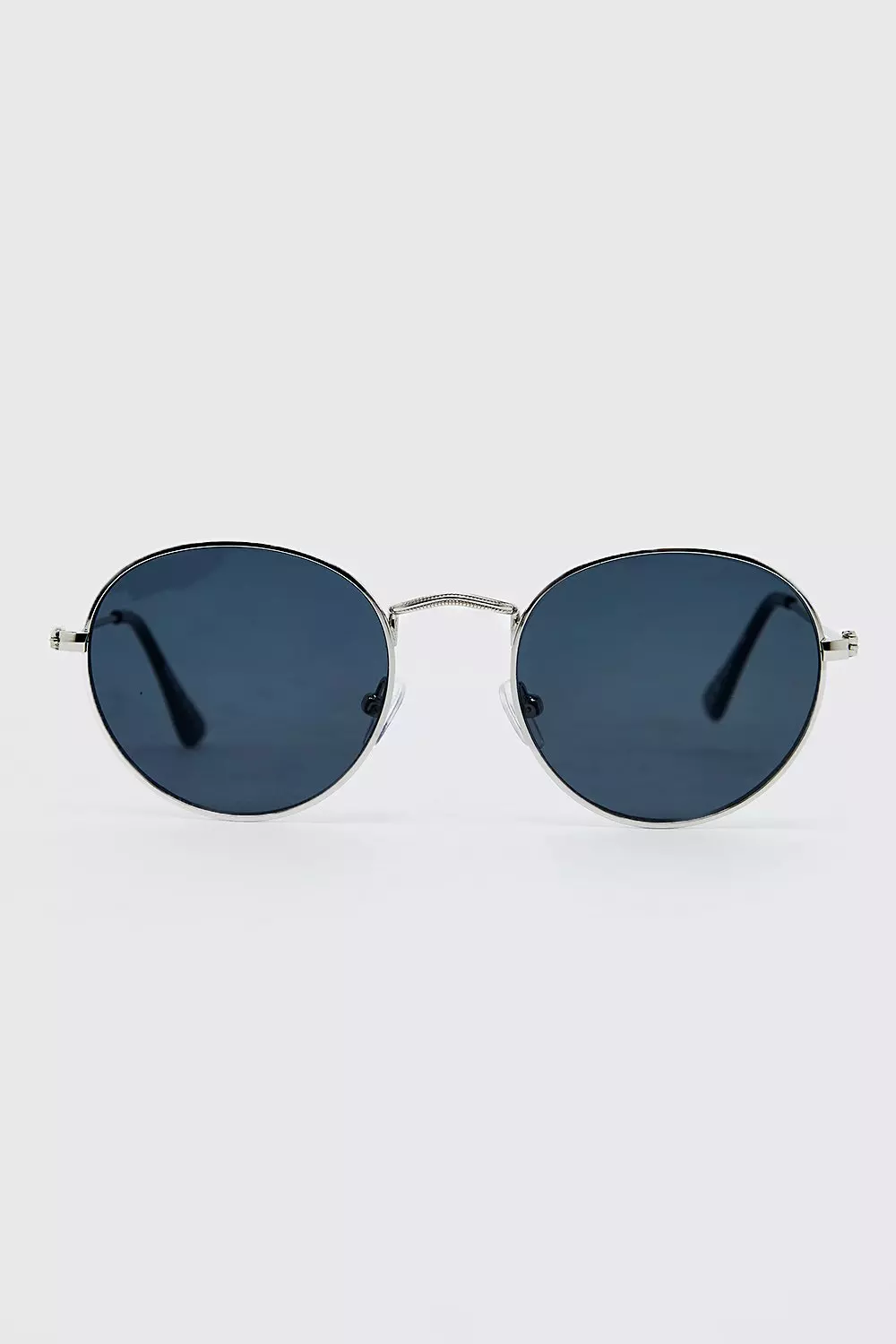 Runde Sonnenbrille aus Metall, Gold alternatives Bild
