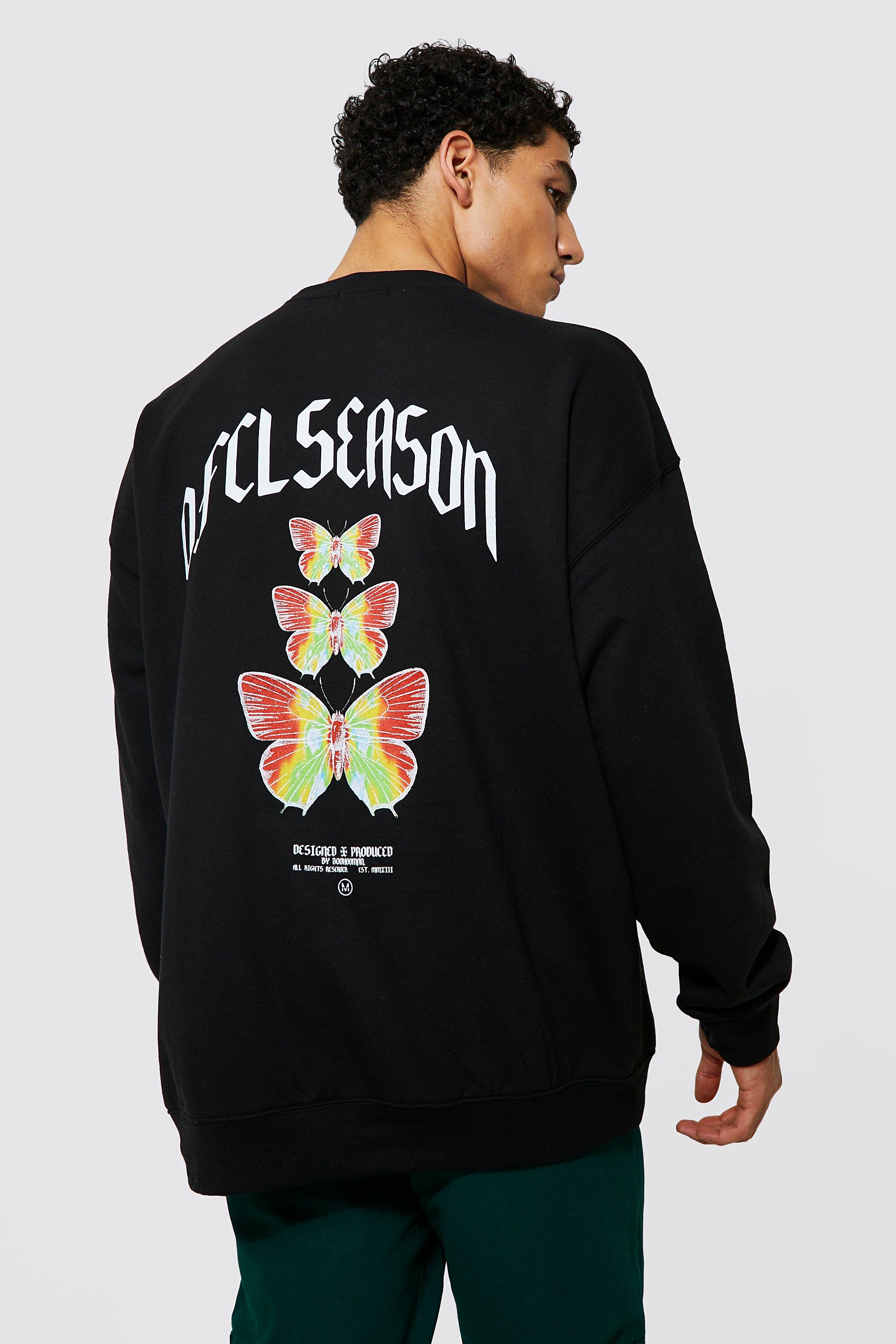 Lil skies hoodie clearance butterfly