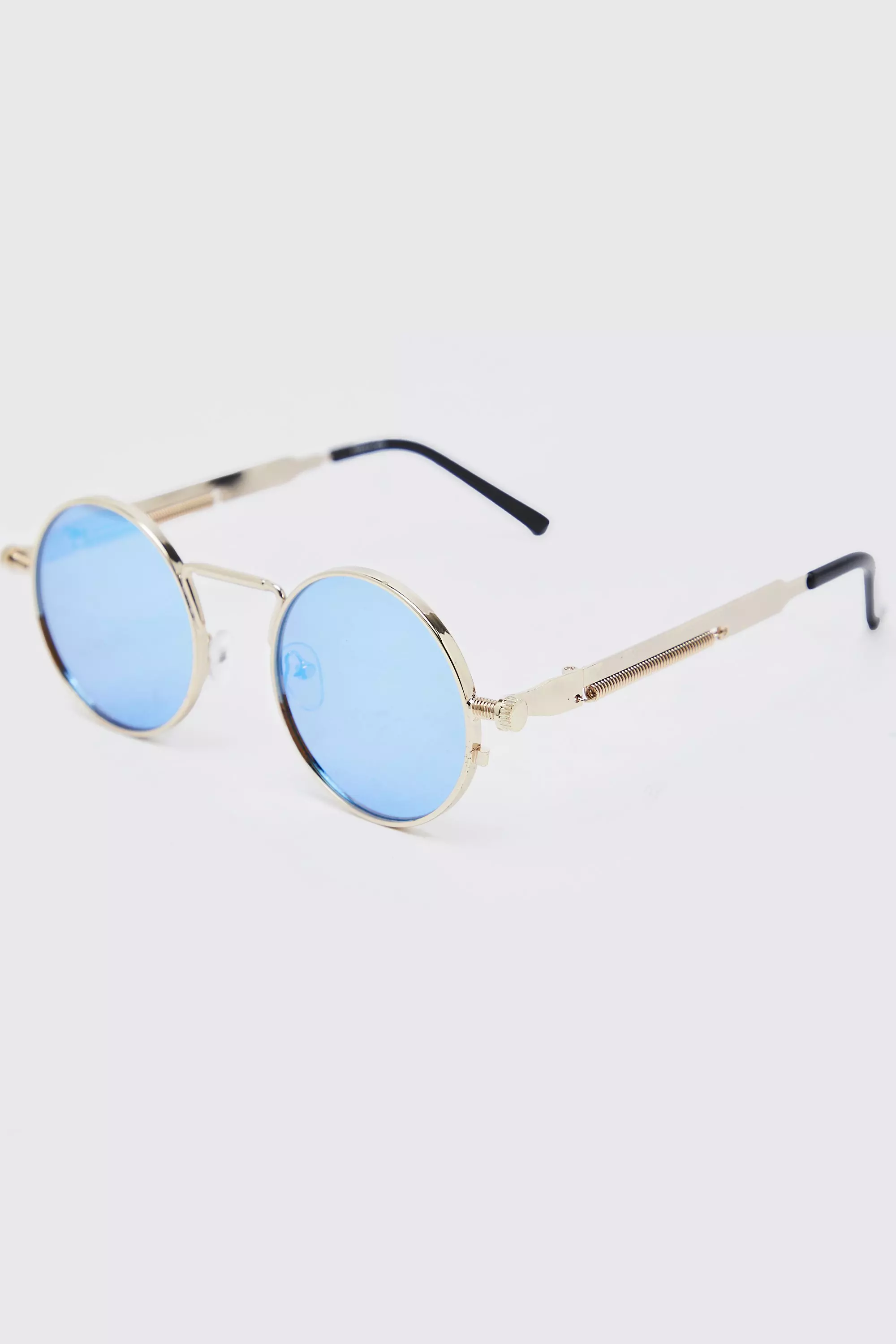 Silver Metal Vintage Screw Arm Sunglasses alternative image