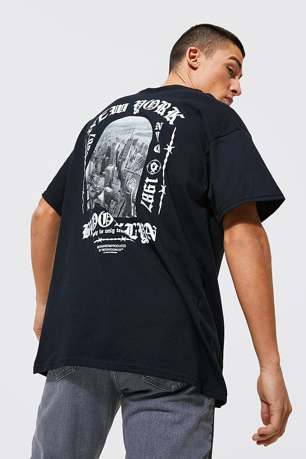 New York Print Oversized T-Shirt