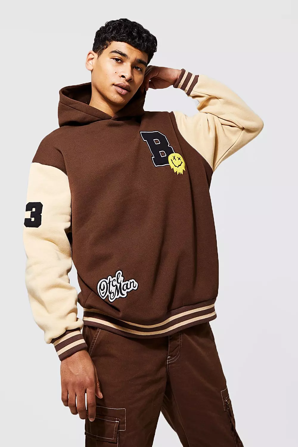 The latest collection of brown zip up hoodies
