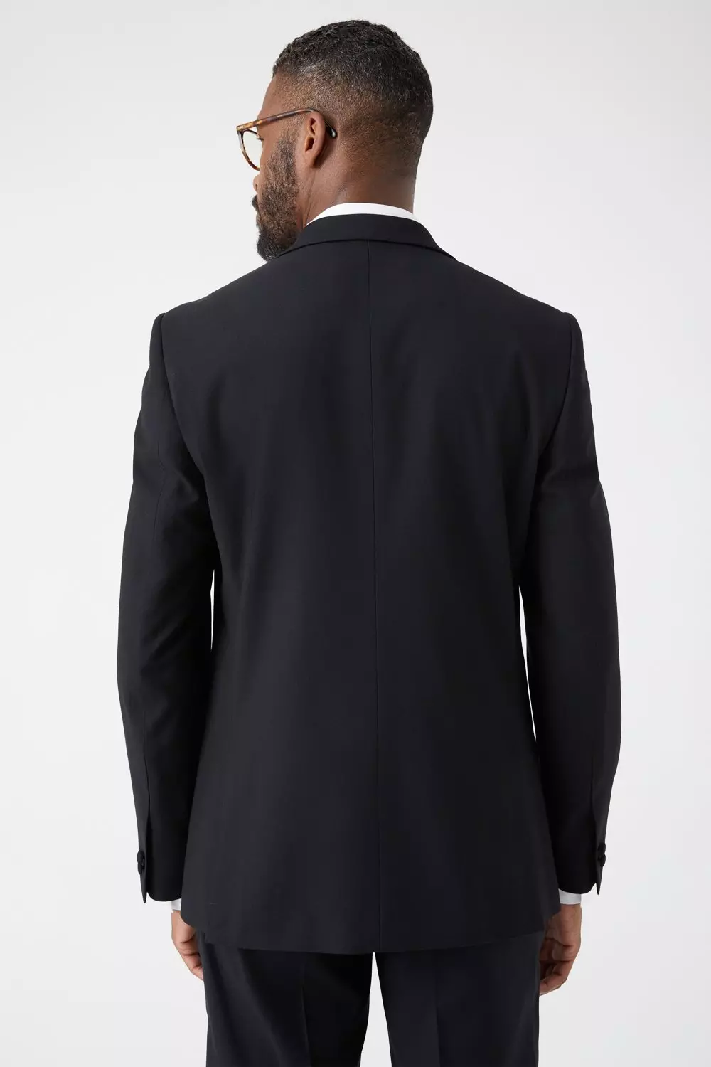 Slim Fit Black Tuxedo Suit Jacket alternative image