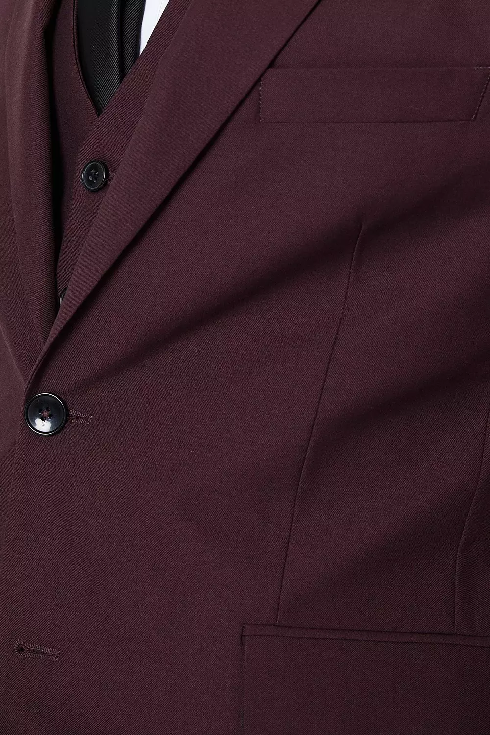 Slim Fit Burgundy 2 Button Suit Jacket alternative image