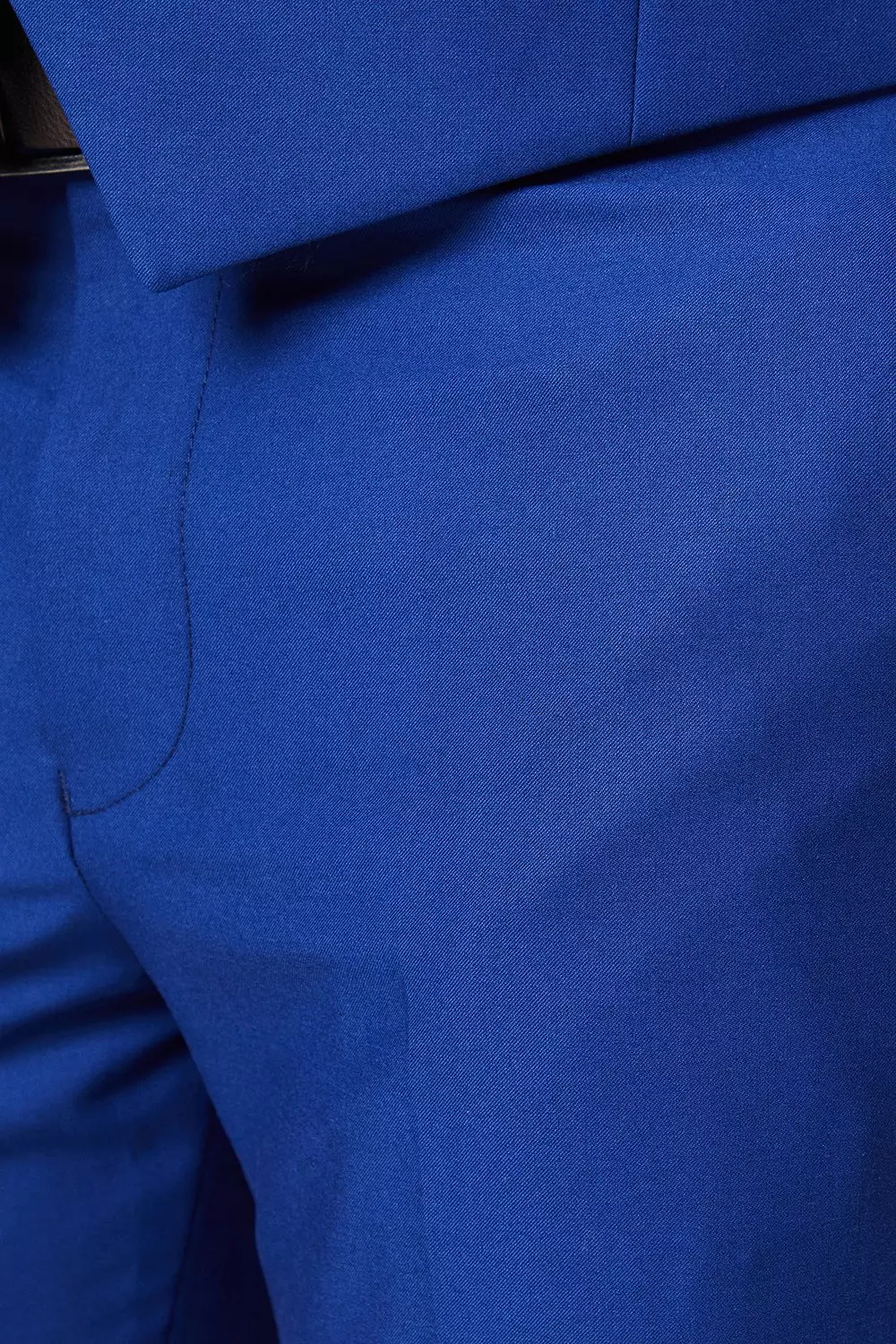 Bright Blue Slim Fit Suit Trouser alternative image
