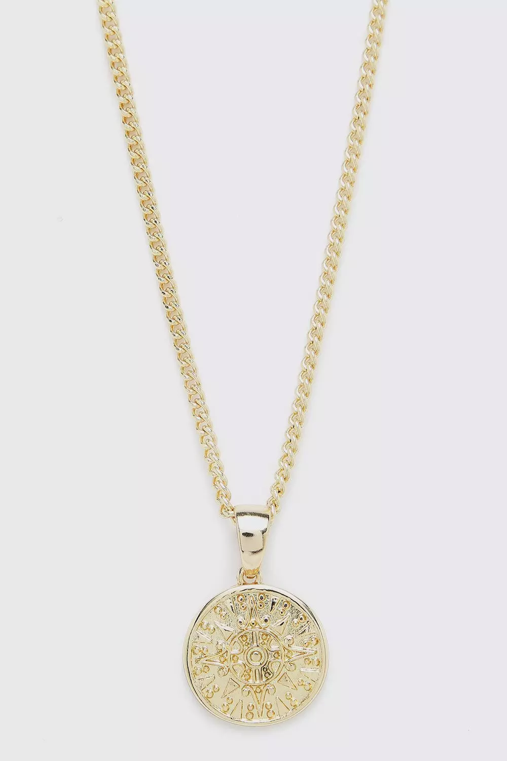 Gold Coin Pendant Gold