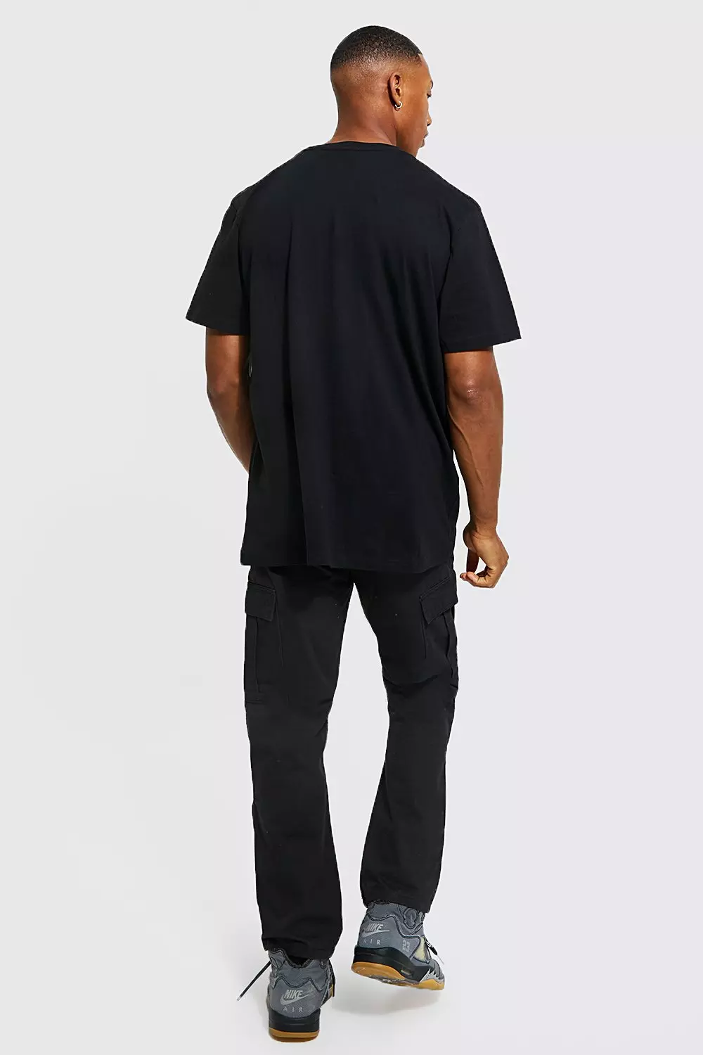 Black Oversized Muhammad Ali License T-shirt alternatieve afbeelding