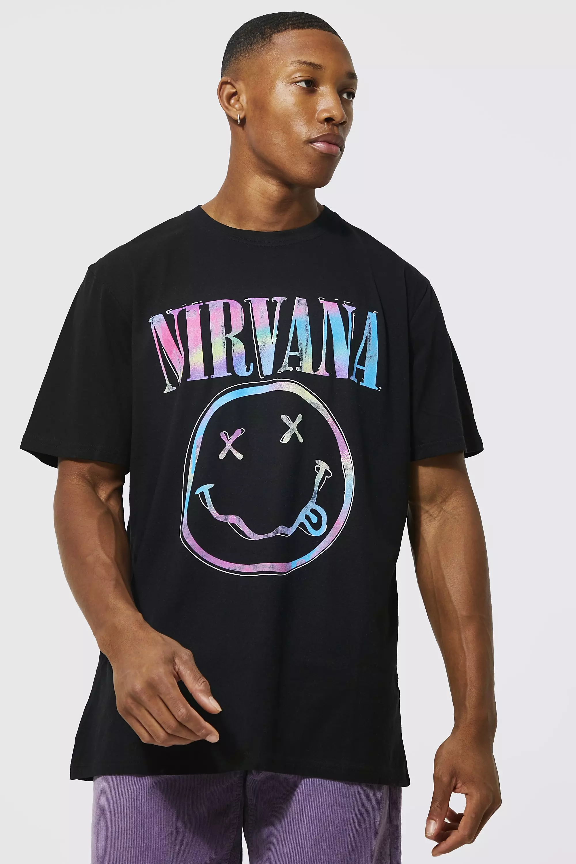 【boohoo】ニルヴァーナ Face License T-shirt 関送込み boohoo】ニルヴァーナ Face License T-shirt 関送込み Oversized