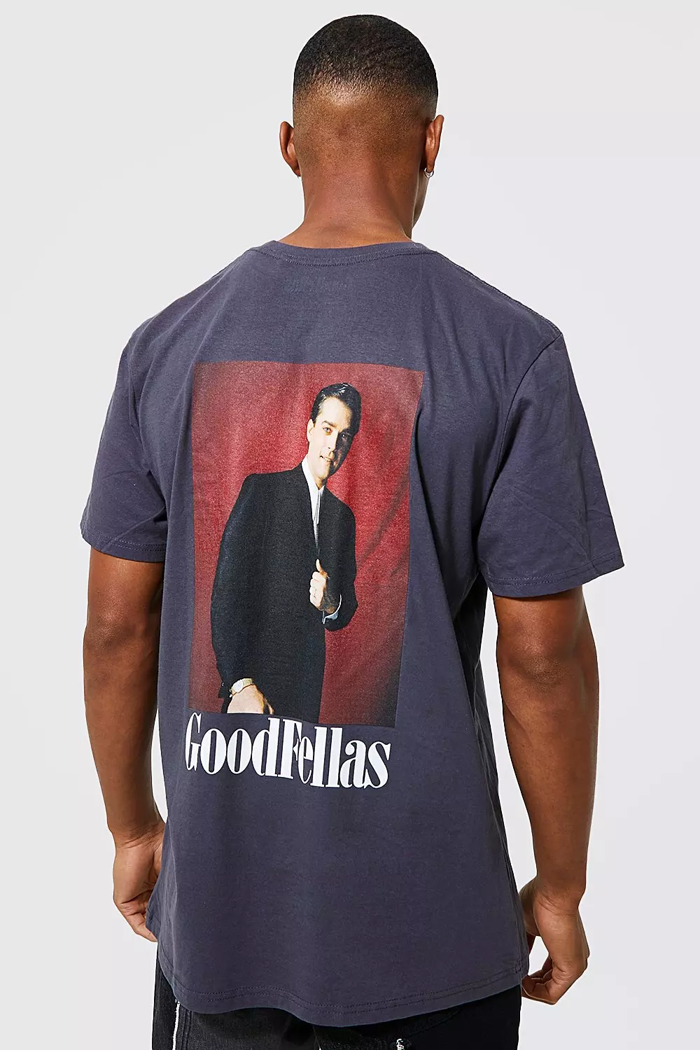 Charcoal Oversized The Goodfellas License T-shirt alternatieve afbeelding