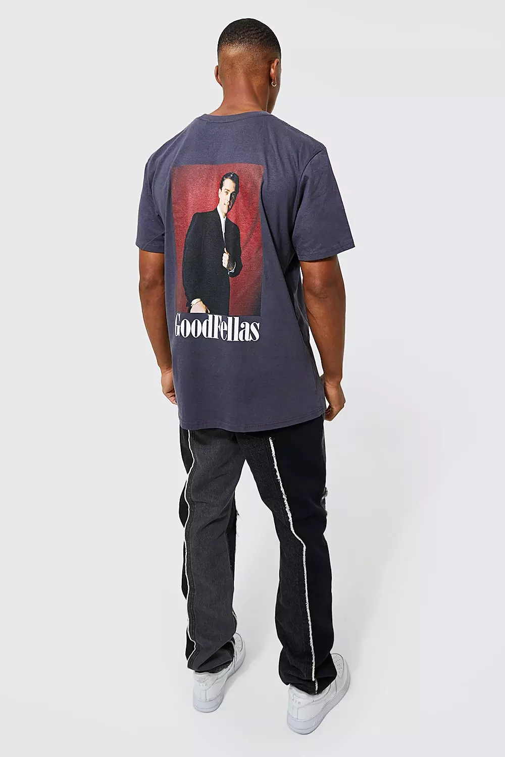 Charcoal Oversized The Goodfellas License T-shirt alternatieve afbeelding