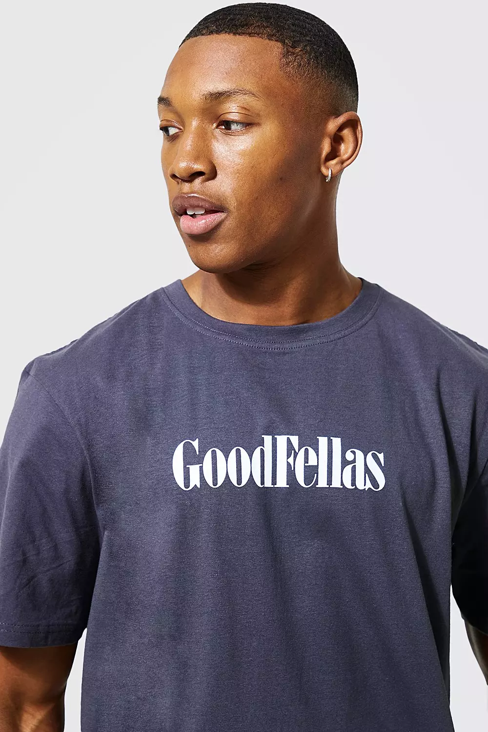 Charcoal Oversized The Goodfellas License T-shirt alternatieve afbeelding