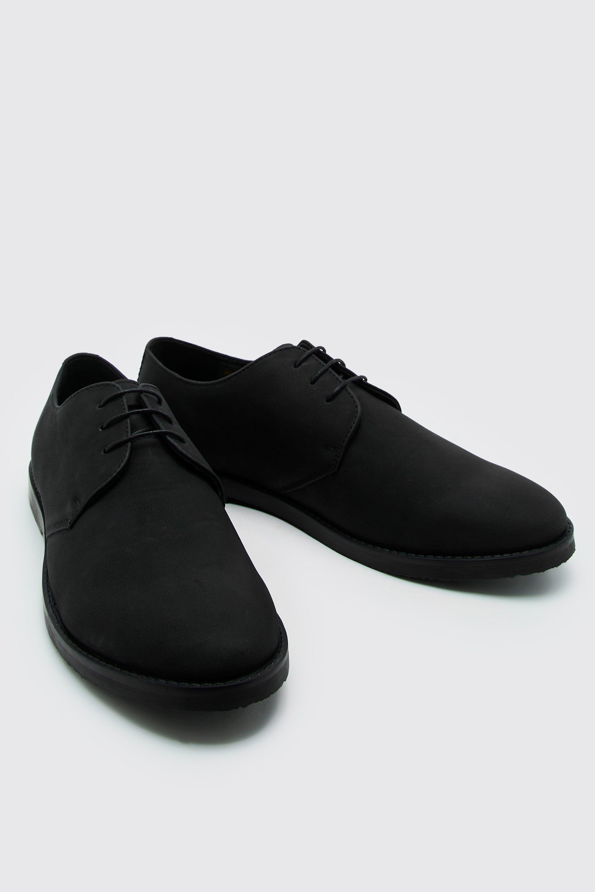 Faux Suede Derby | boohooMAN UK