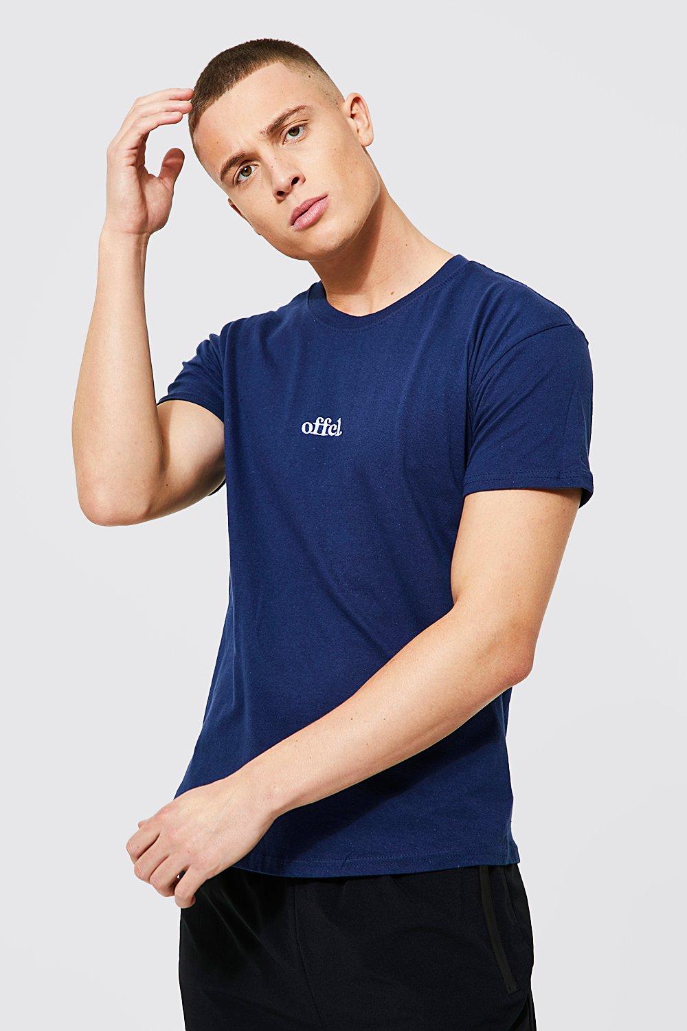 Lee Men's T-Shirt - Navy - XL