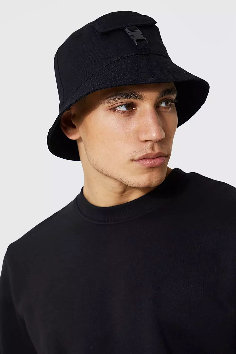 Utility Clip Bucket Hat | boohooMAN USA