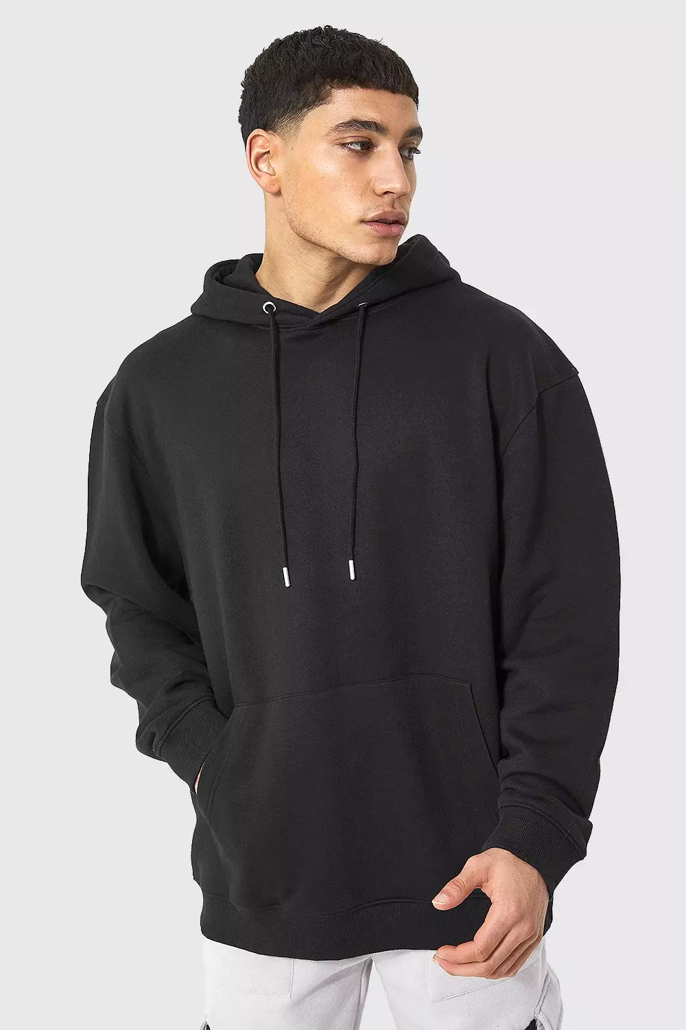 Oversized Over The Head Hoodie boohooMAN UK