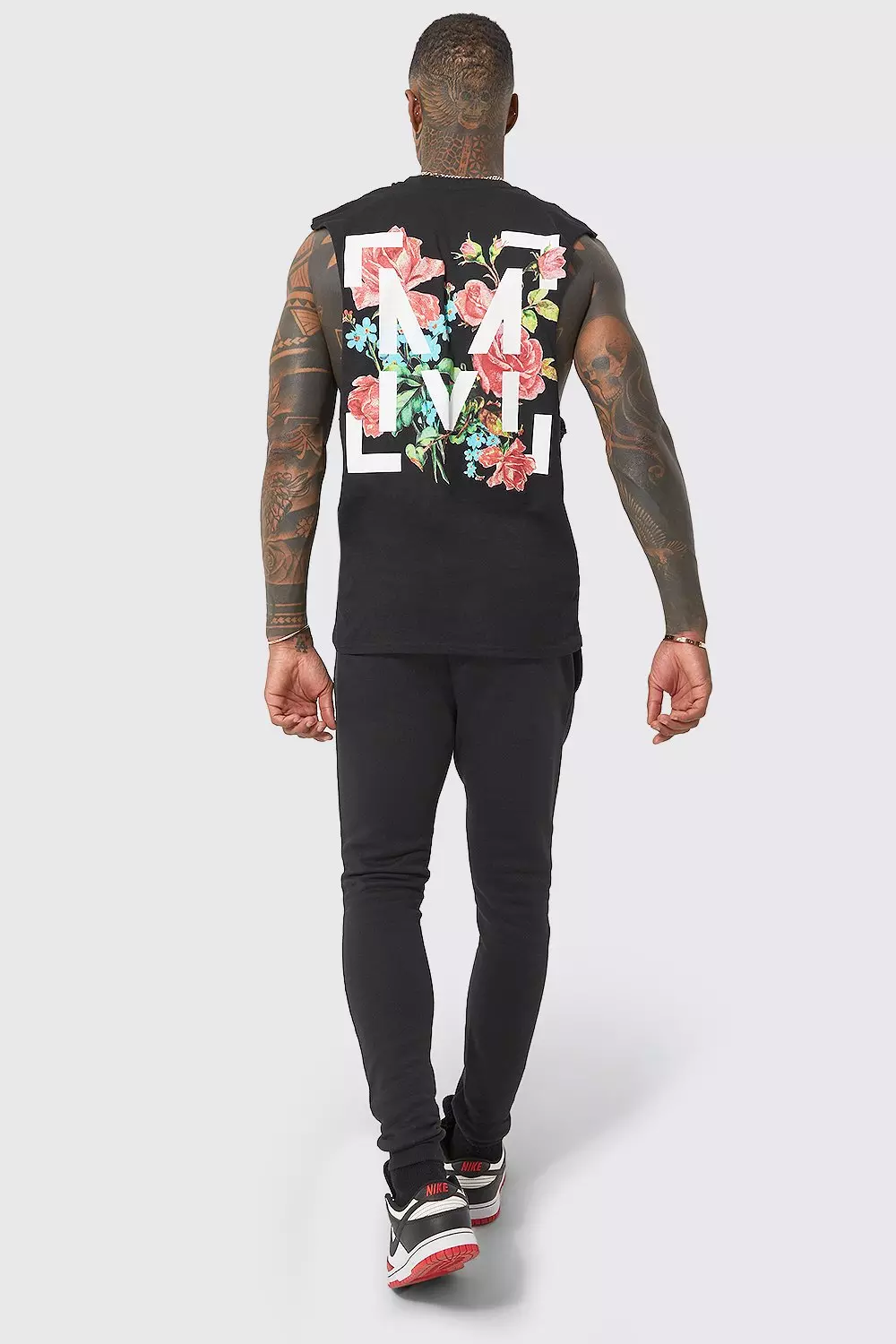 Pantaloni Tuta Basic Super Skinny Fit, Black immagine alternativa