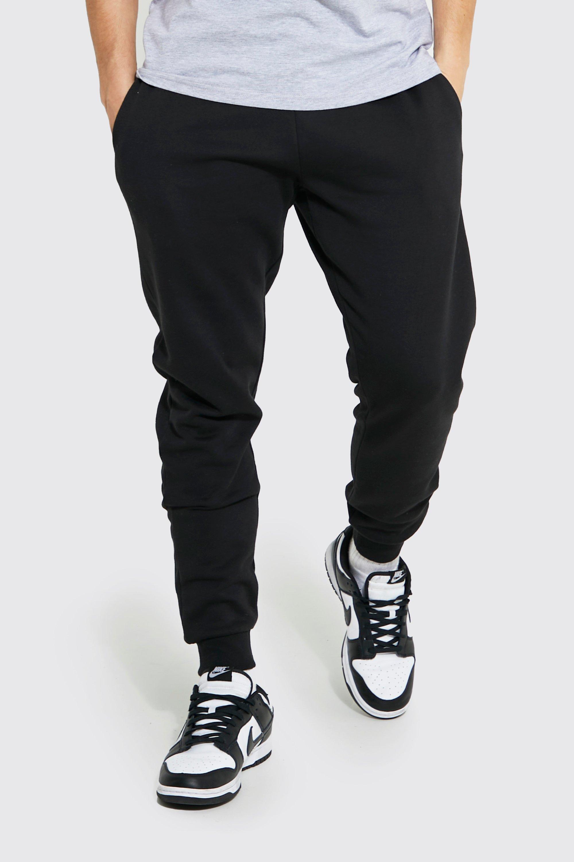 Black Basic Slim Fit Joggers