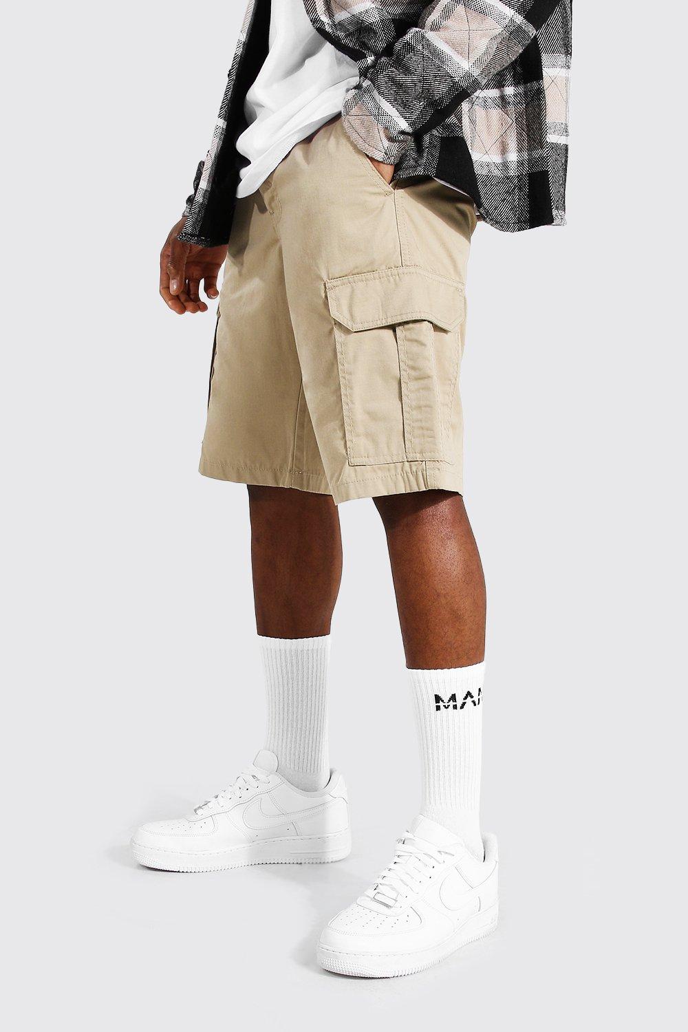 Fixed Waist Band Cargo Short | boohooMAN