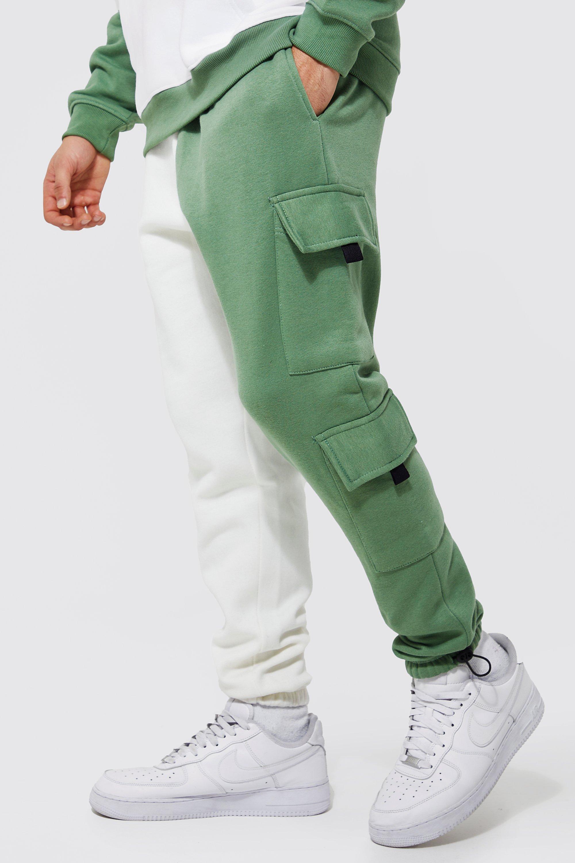 Cargo joggers online boohooman