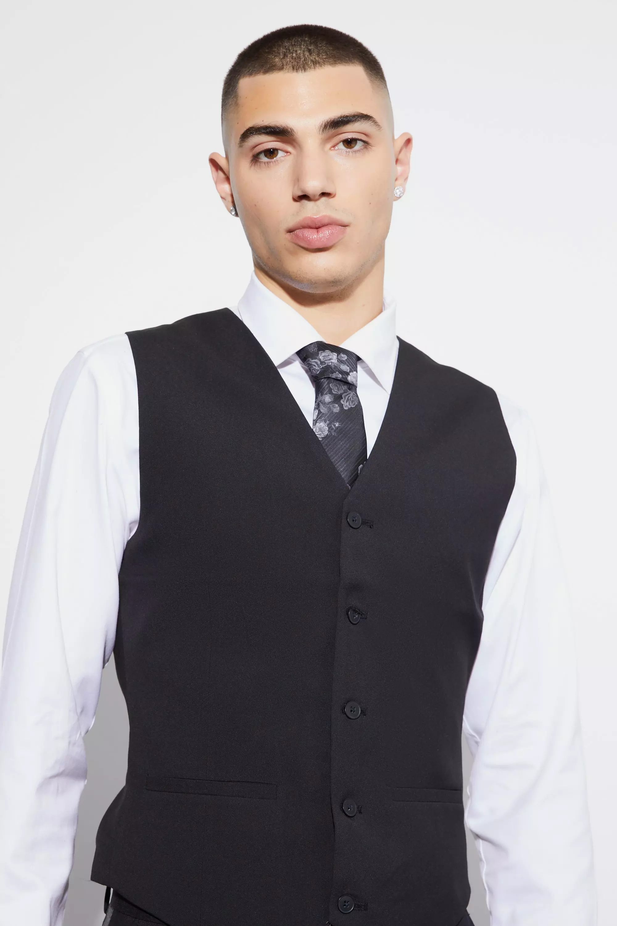 Super Skinny Waistcoat boohooMAN