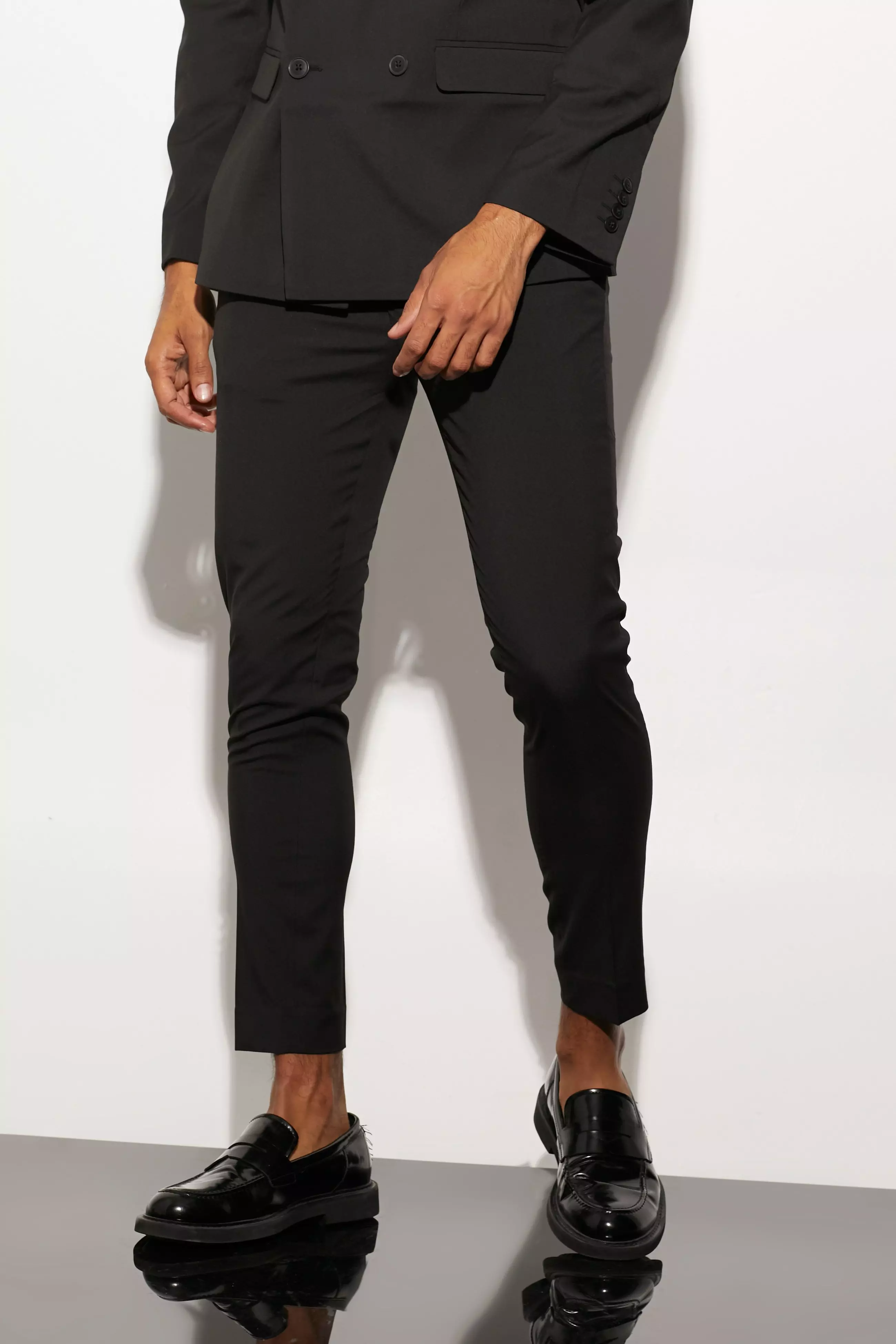 Super Skinny Suit Pants Black