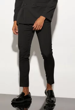 Black Super Skinny Suit Pants