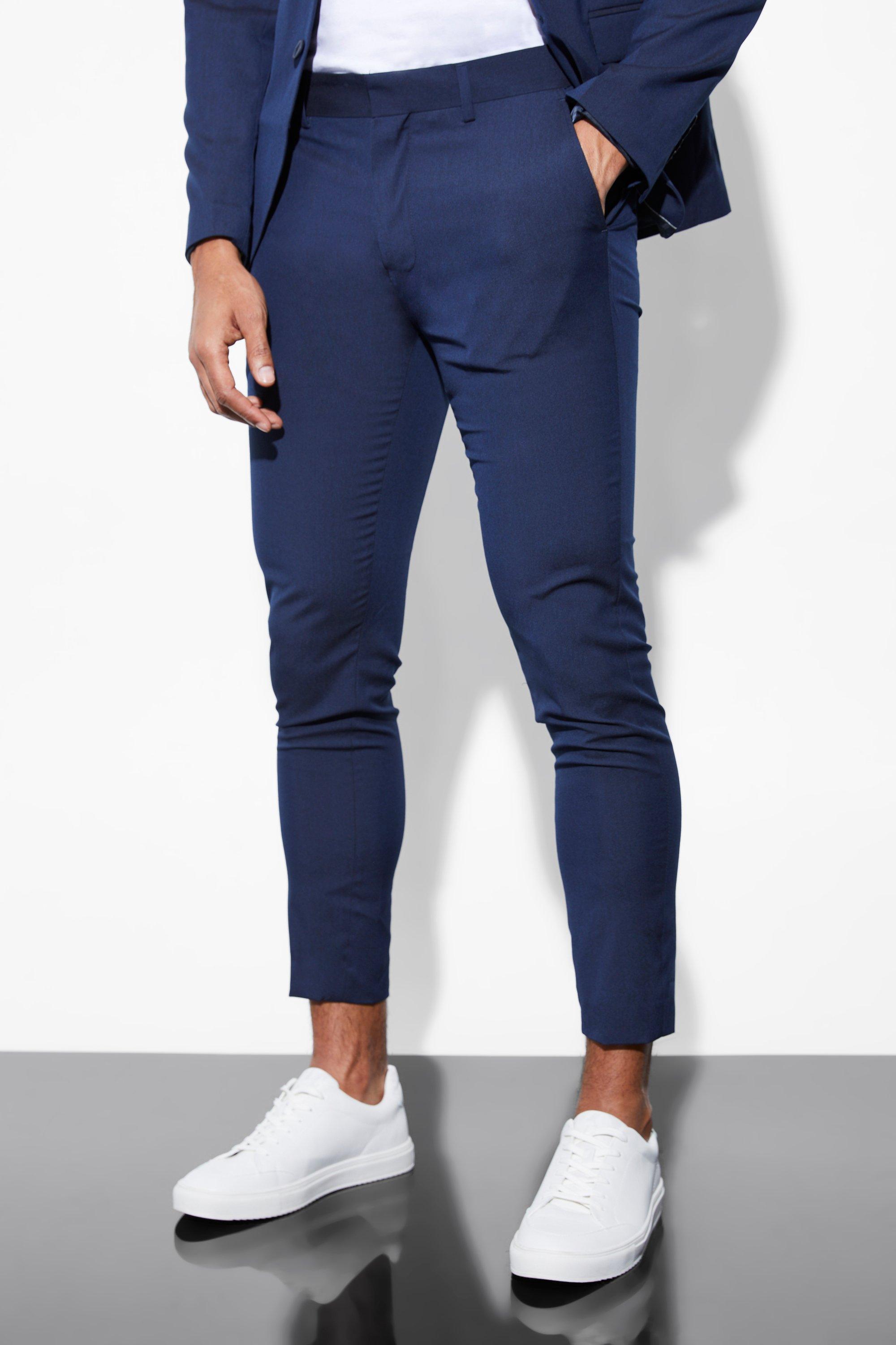 Super Skinny Anzughose, Navy