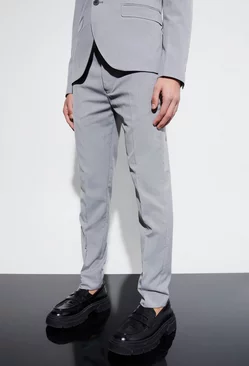 Grey Super Skinny Suit Pants