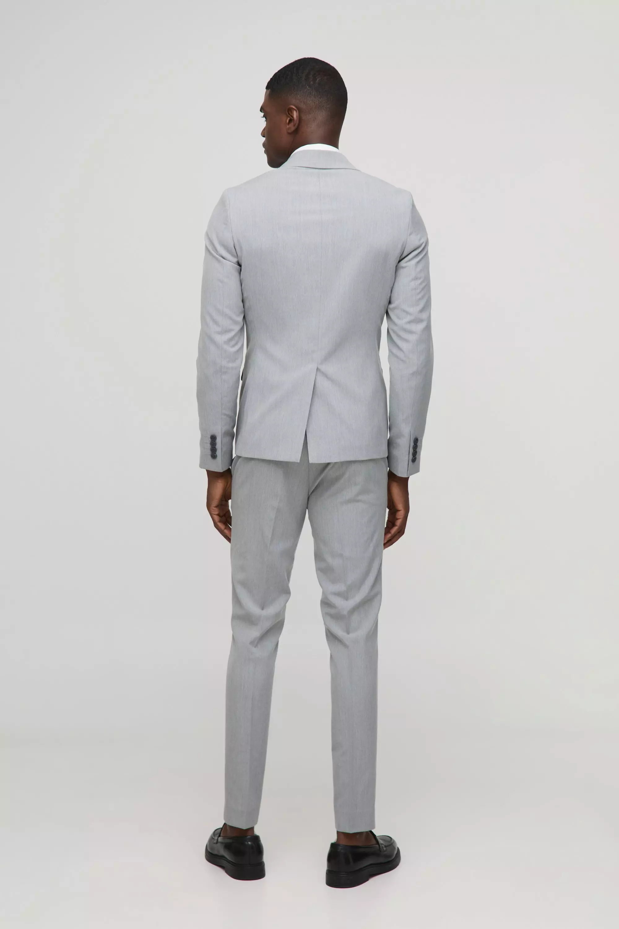 Grey Super Skinny Fit Pantalons alternatieve afbeelding