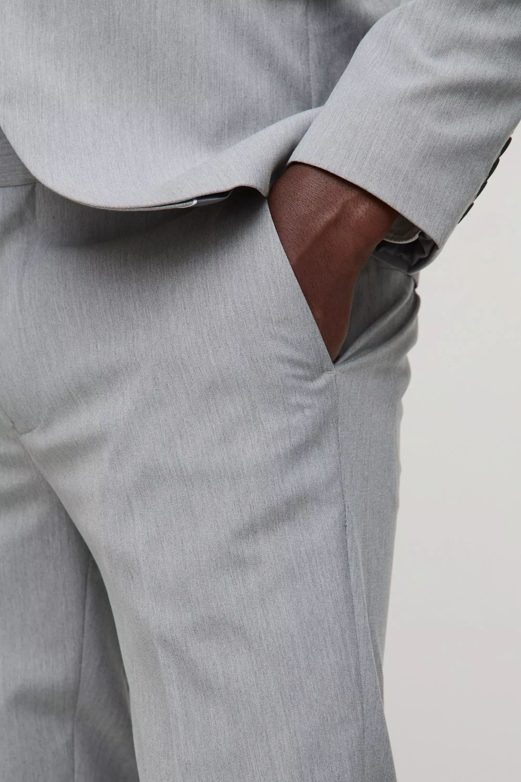 Grey Super Skinny Fit Pantalons alternatieve afbeelding