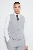 Grey Slim Waistcoat