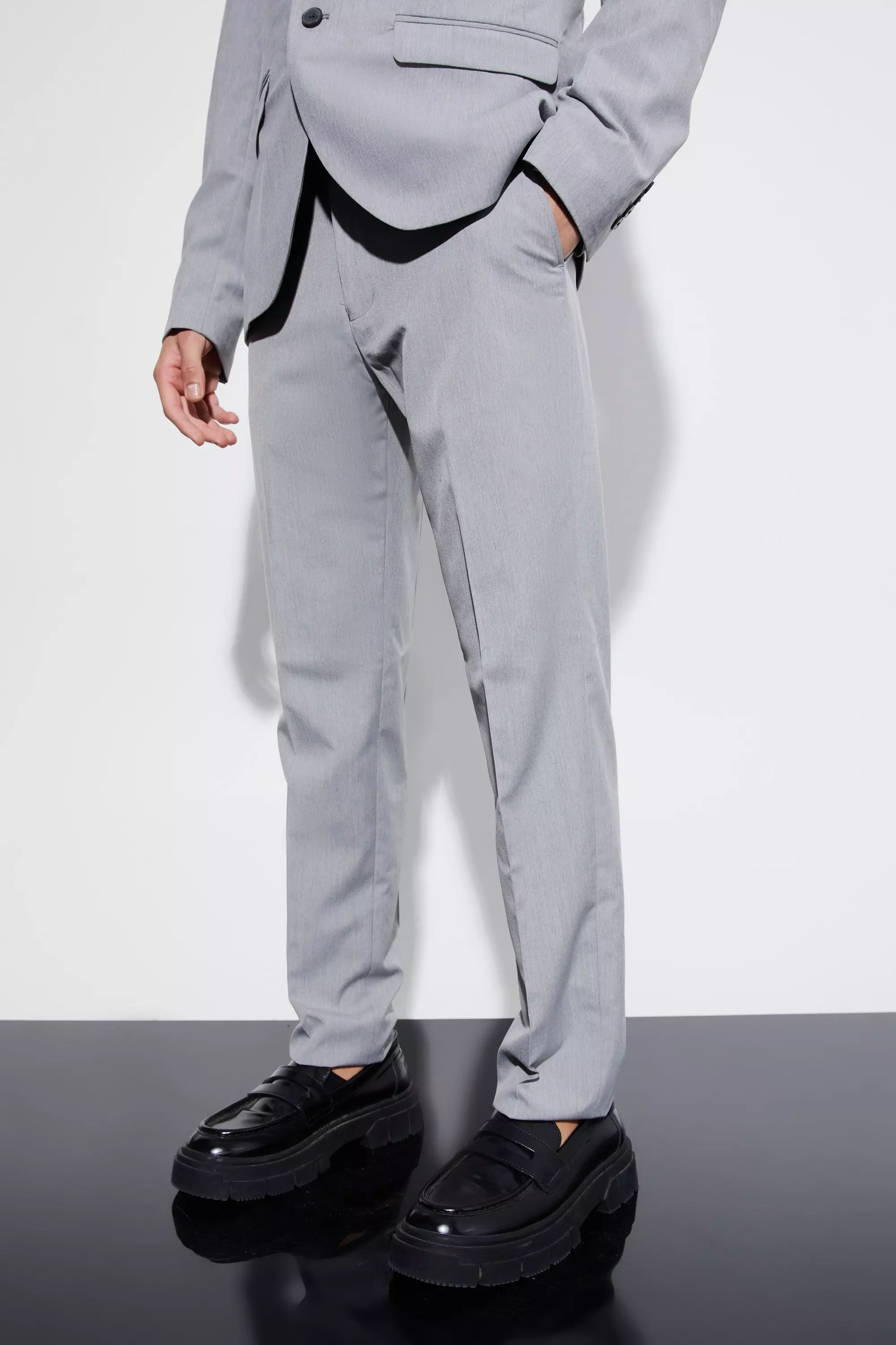 Slim Dress Pants Grey