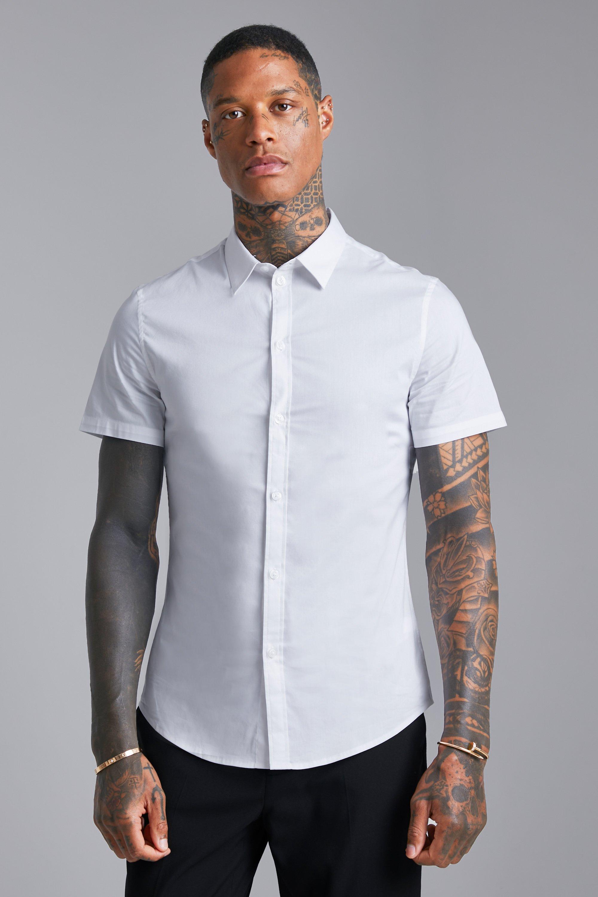 White Shirts For Men, White Dress & Casual Shirts