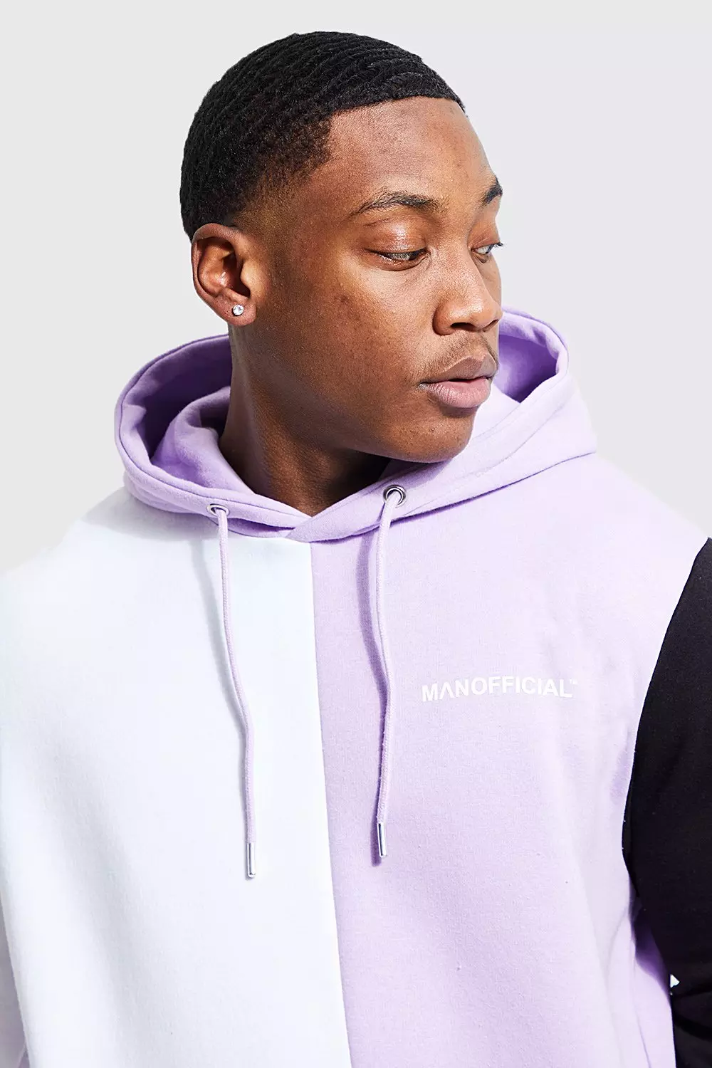 Multi colour block hoodie hotsell